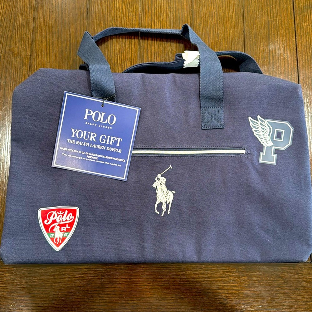 Brand new Ralph Lauren Duffle Bag.
